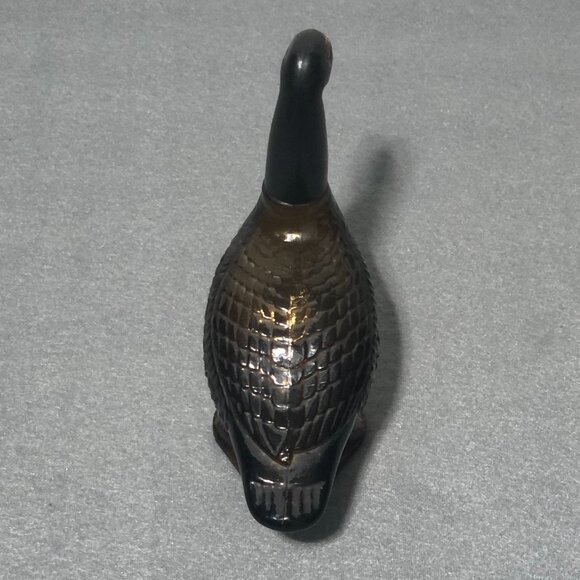 Vintage Avon Brown Glass Bottle GOOSE Decanter 5 oz Empty Bottle - Picture 5 of 12